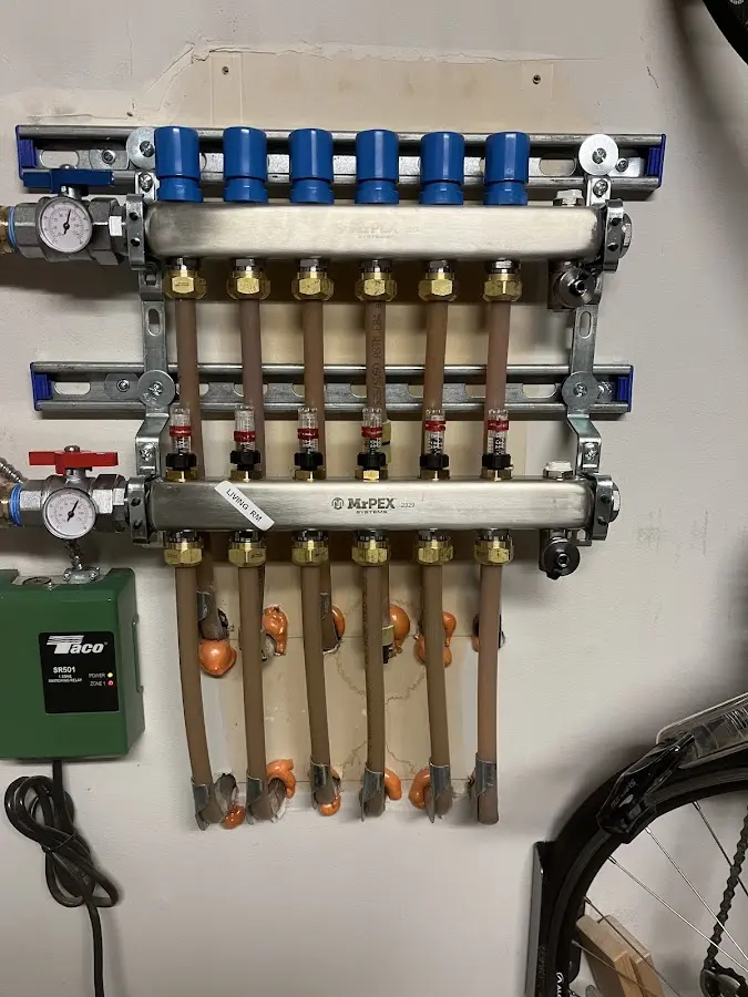 Plumber performing Leak Detection at a residential property in Guerneville